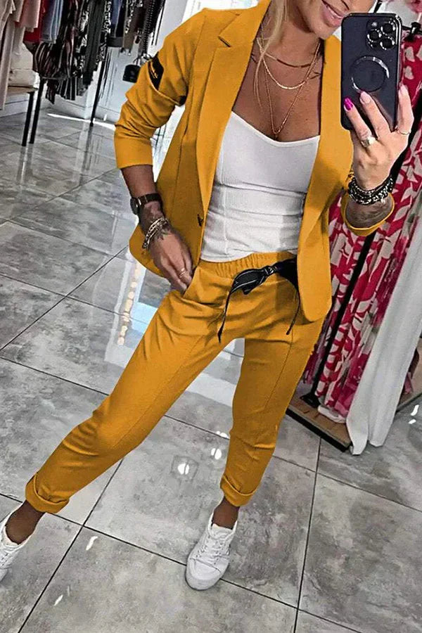 Ariane - Elegantní souprava saka a kalhot