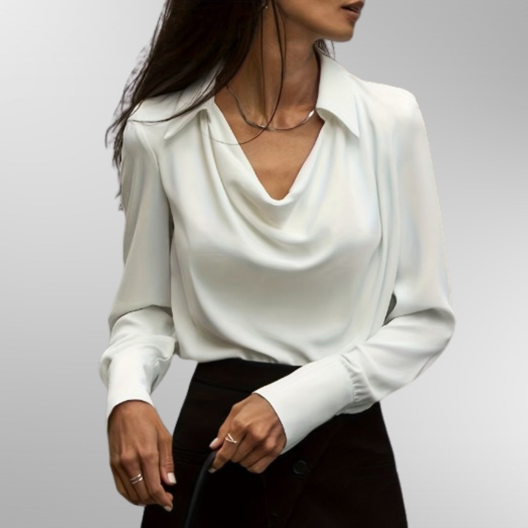 Violet™ | Elegantní saténová blůza