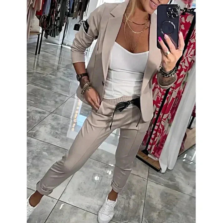 Ariane - Elegantní souprava saka a kalhot