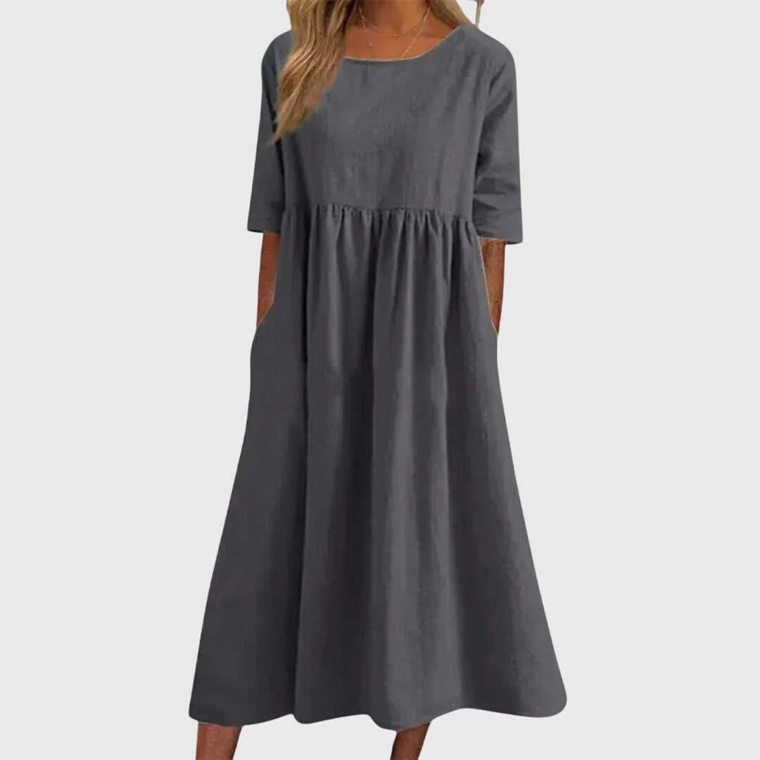Haisley™ | Elegantní šaty s krátkým rukávem