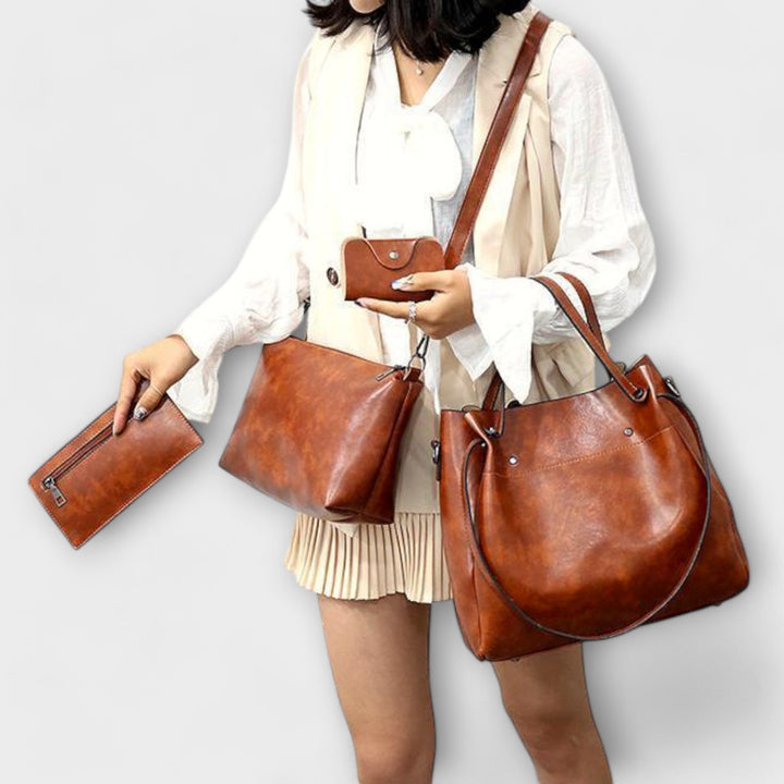 Olivia - Sada Vintage Tašek ve 4 Dílích