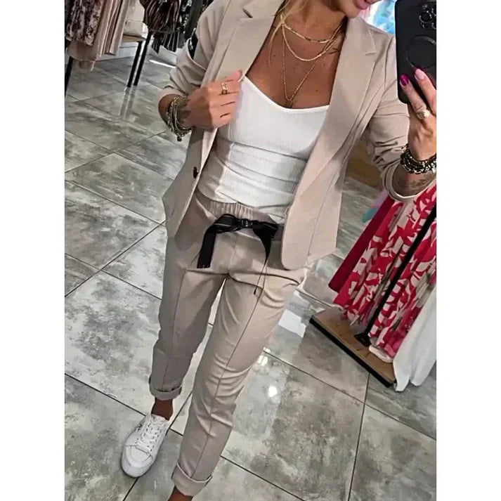Ariane - Elegantní souprava saka a kalhot