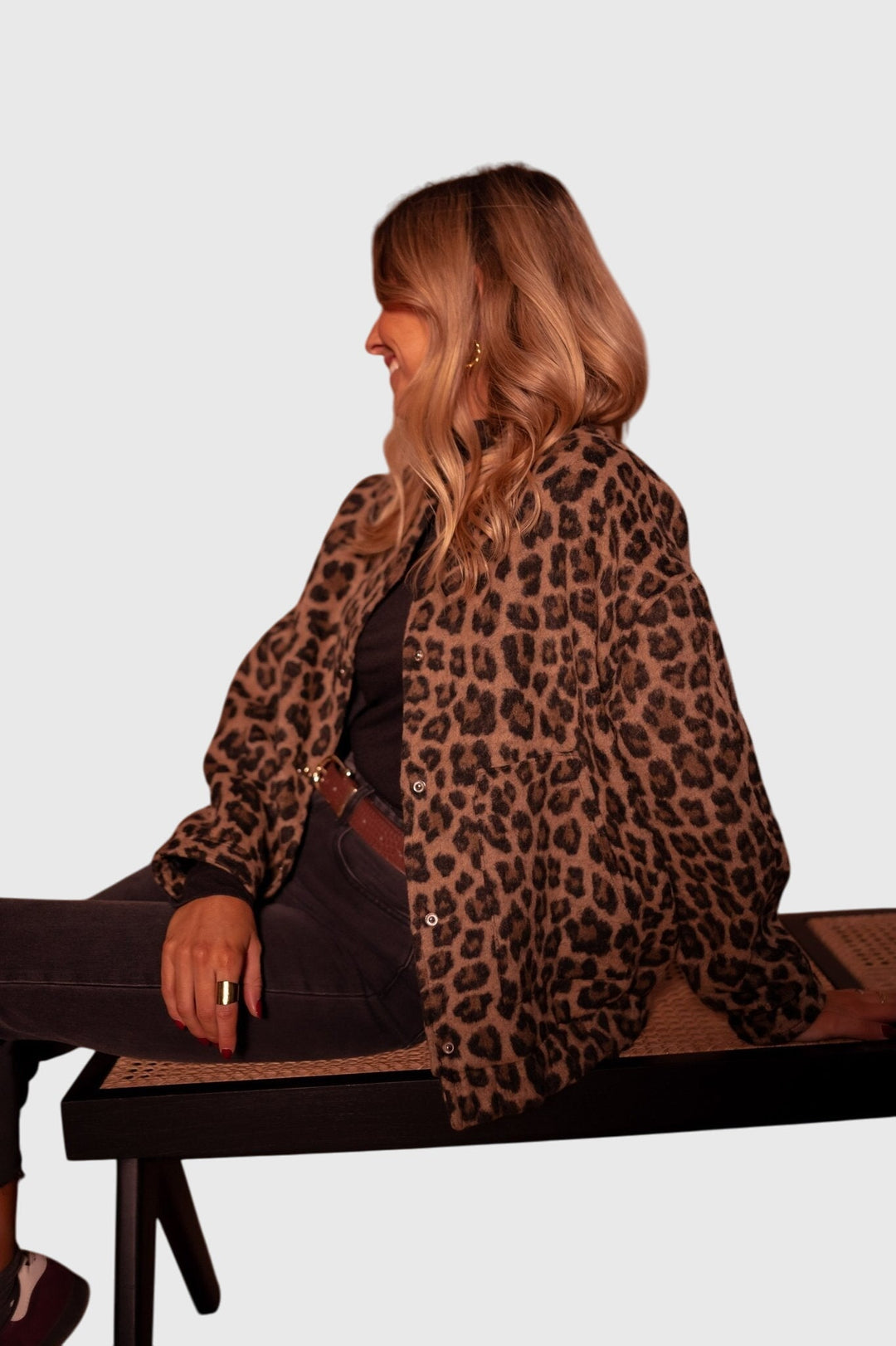 Elodie | Stylová bunda s leopardím potiskem