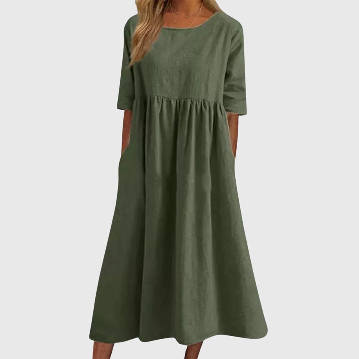 Haisley™ | Elegantní šaty s krátkým rukávem