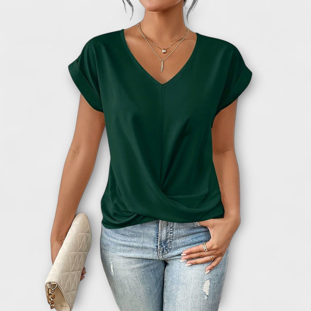 Carlinda | Elegantní top s V výstřihem