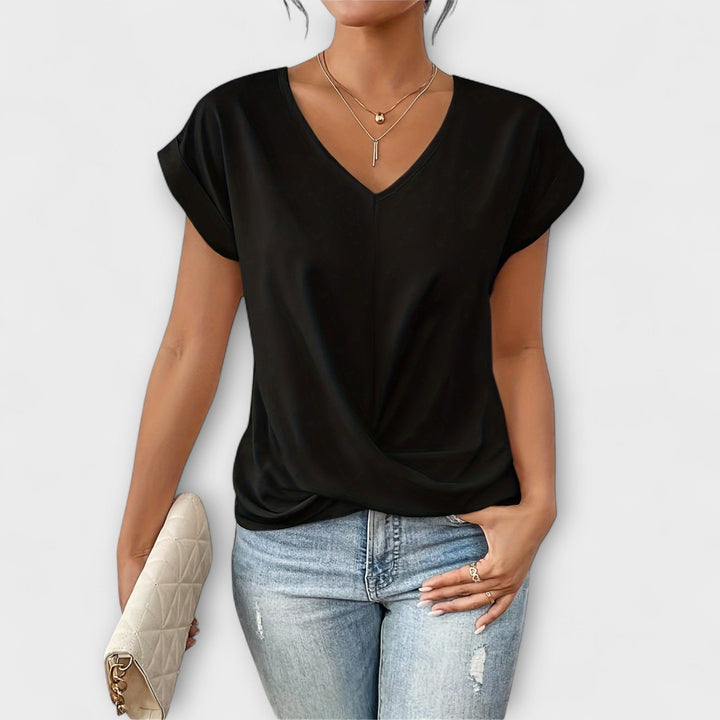 Carlinda | Elegantní top s V výstřihem