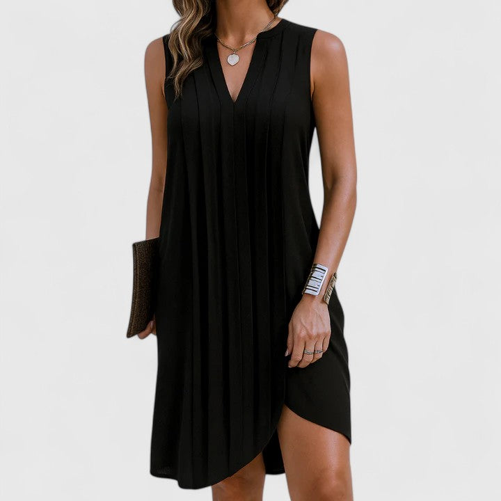 Clarhild™ | Elegantní lichotivé šaty s výstřihem do V