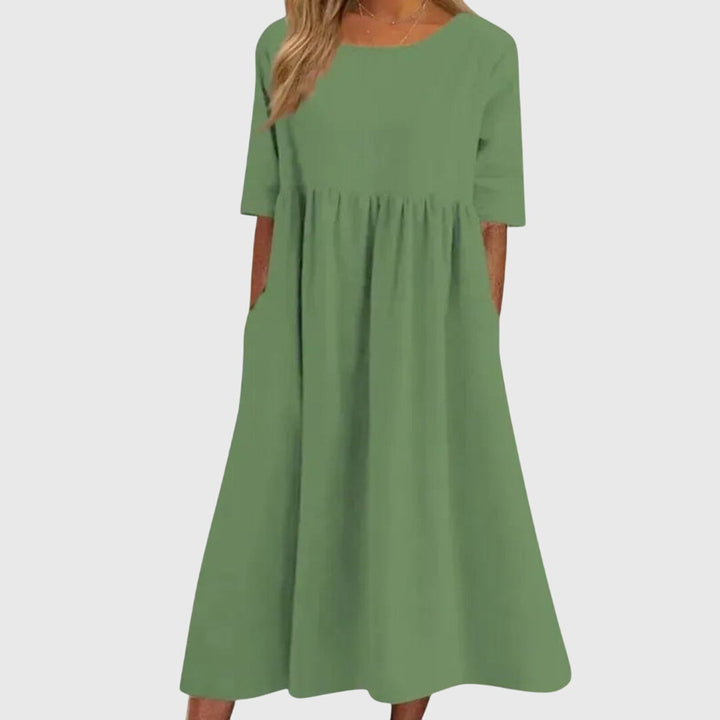 Haisley™ | Elegantní šaty s krátkým rukávem