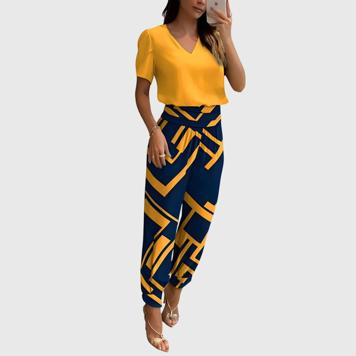 Jennifer™ | Stylová blůza a kalhoty