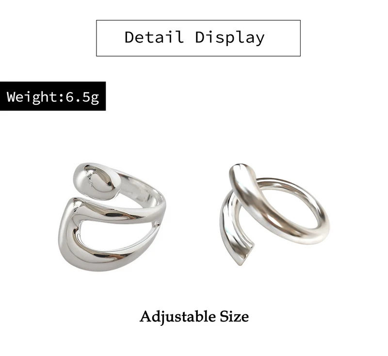 Elegantní nastavitelné prsteny