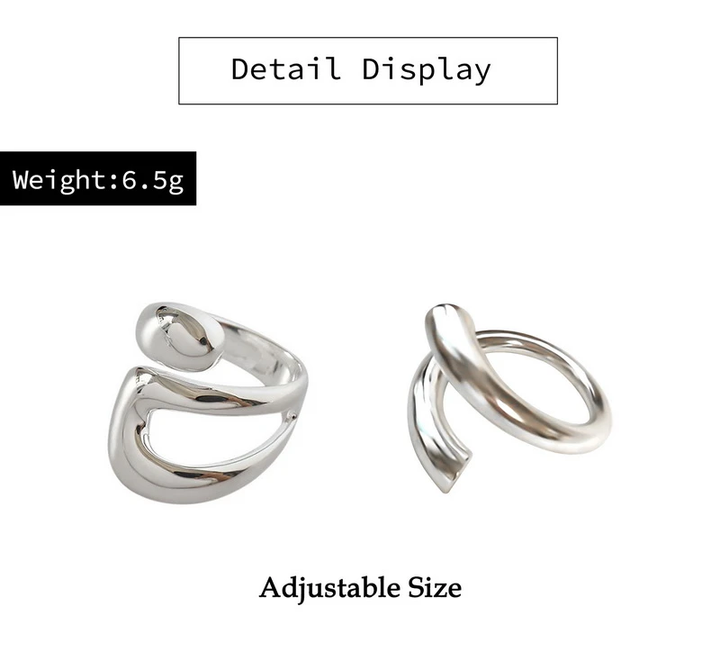 Elegantní nastavitelné prsteny