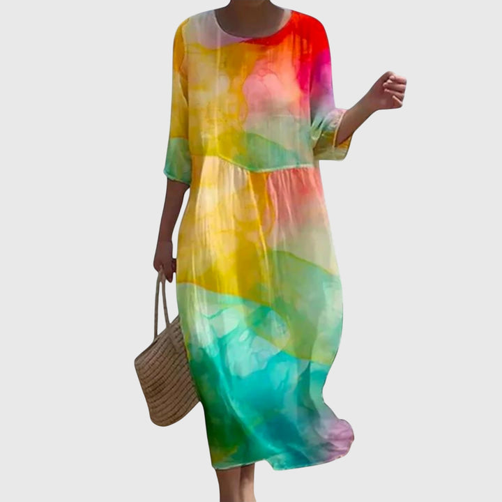 Hayley™ | Stylové květinové maxi šaty