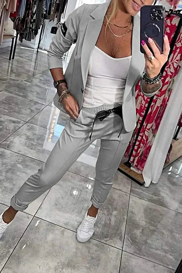 Ariane - Elegantní souprava saka a kalhot