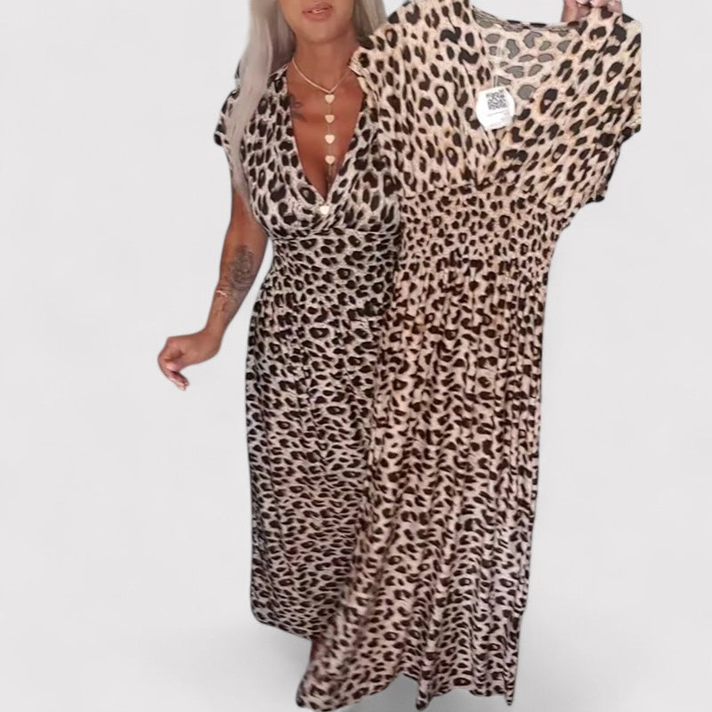 CALISTE | Elegantní leopardí šaty