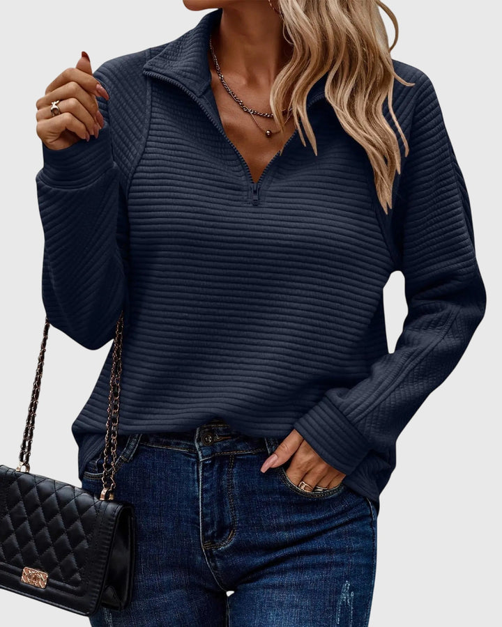 Abigail™ | Elegantní Svetr s Zipem