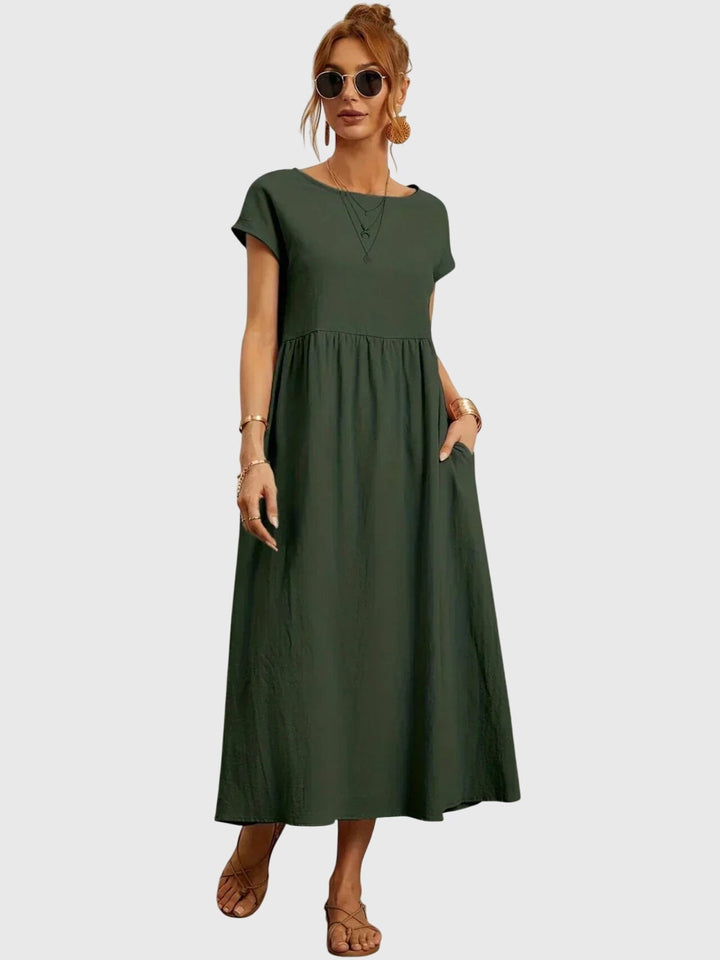 Giselle™ - Lehká šatová šaty s kapsami