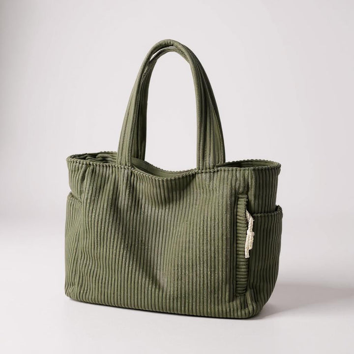 Tilda™ | Stylová žebrovaná taška s provázkem