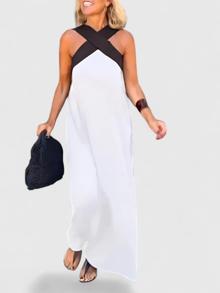 Evangeline™| Elegantní šaty s překříženými zády