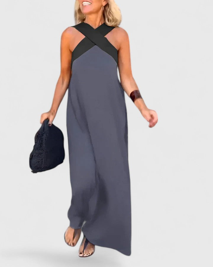 Evangeline™| Elegantní šaty s překříženými zády